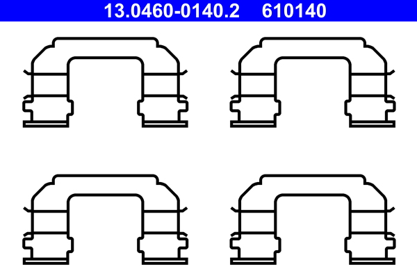 Rem montageset ATE 13.0460-0140.2