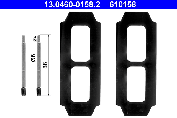 Rem montageset ATE 13.0460-0158.2