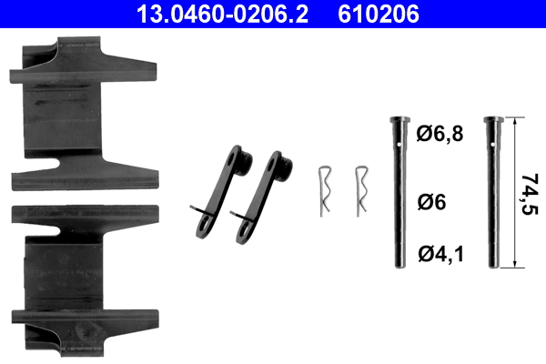 Rem montageset ATE 13.0460-0206.2