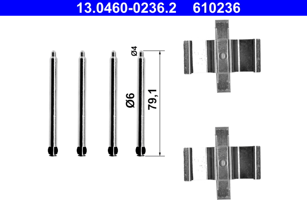 Rem montageset ATE 13.0460-0236.2