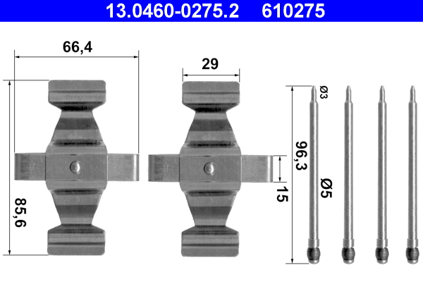 Rem montageset ATE 13.0460-0275.2