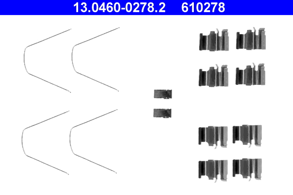 Rem montageset ATE 13.0460-0278.2