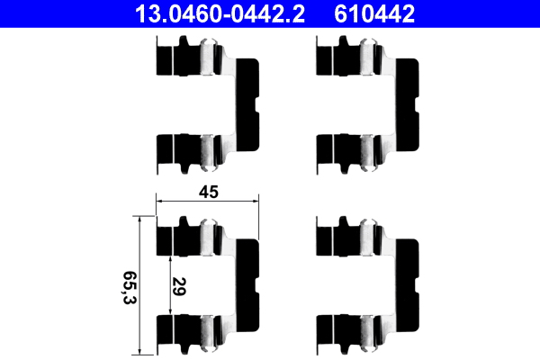 Rem montageset ATE 13.0460-0442.2