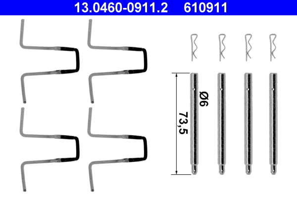 Rem montageset ATE 13.0460-0911.2