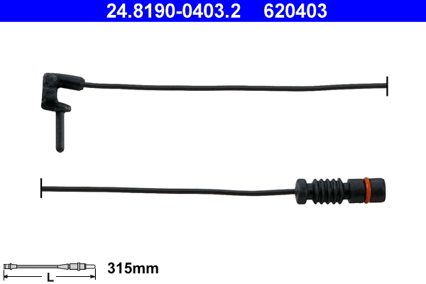 Slijtage indicator ATE 24.8190-0403.2