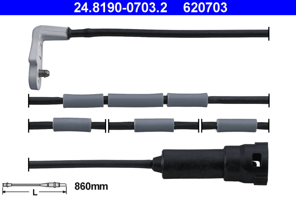 Slijtage indicator ATE 24.8190-0703.2