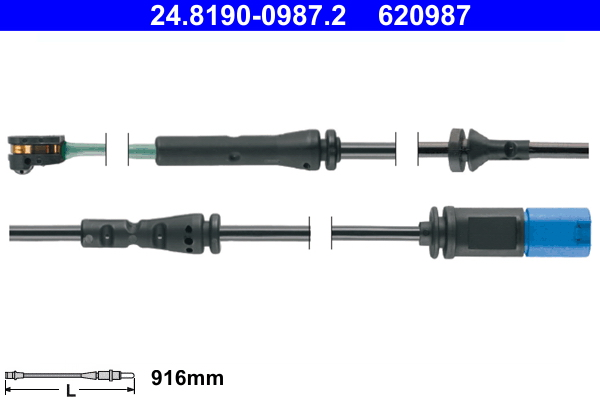 Slijtage indicator ATE 24.8190-0987.2