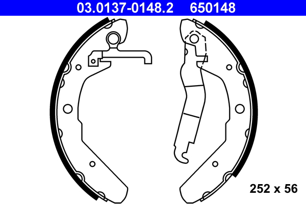 Remschoen set ATE 03.0137-0148.2