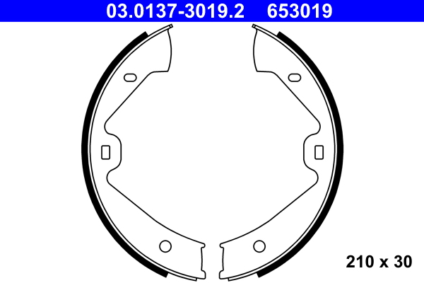 Remschoen set ATE 03.0137-3019.2