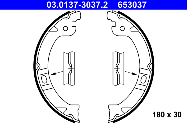 Remschoen set ATE 03.0137-3037.2