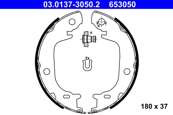 Remschoen set ATE 03.0137-3050.2