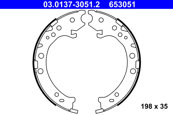 Remschoen set ATE 03.0137-3051.2