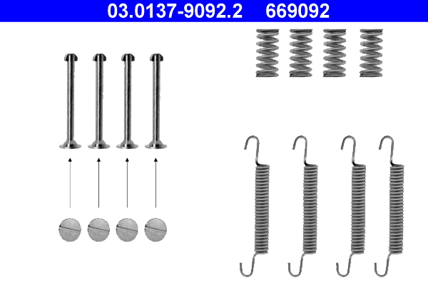 Rem montageset ATE 03.0137-9092.2