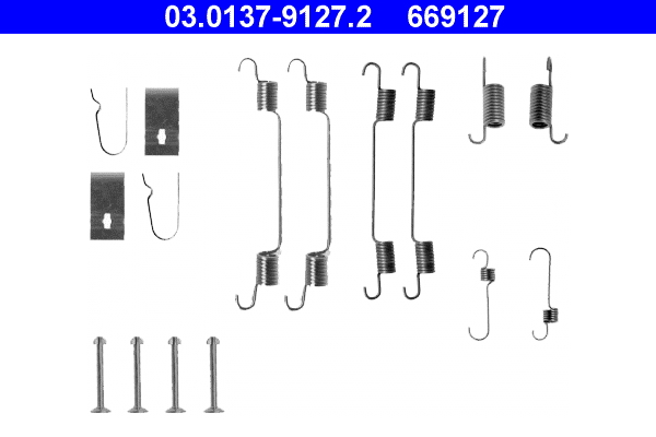 Rem montageset ATE 03.0137-9127.2