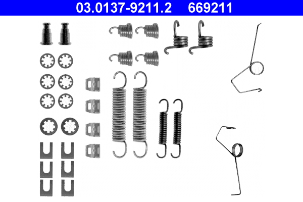 Rem montageset ATE 03.0137-9211.2