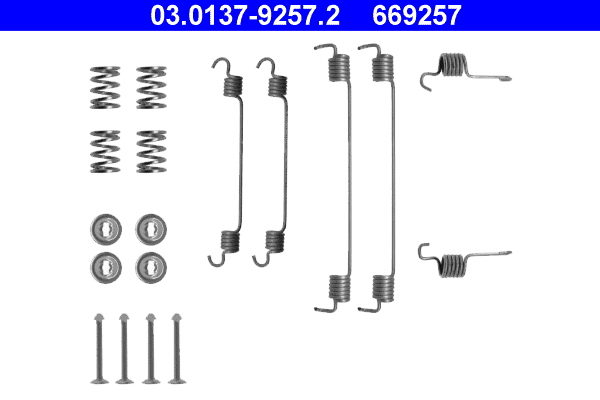 Rem montageset ATE 03.0137-9257.2