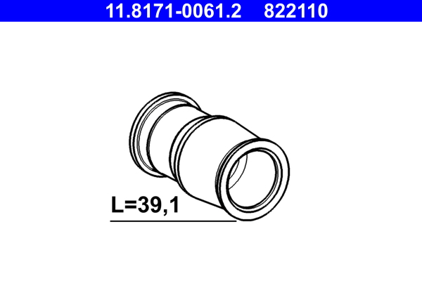 Geleidehuls, remklauw ATE 11.8171-0061.2