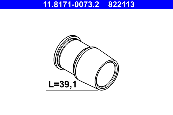 Geleidehuls, remklauw ATE 11.8171-0073.2