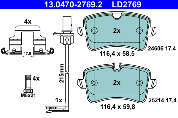 Remblokset ATE 13.0470-2769.2