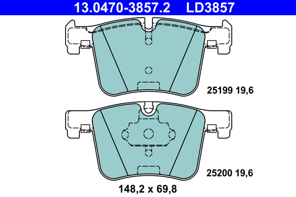 Remblokset ATE 13.0470-3857.2