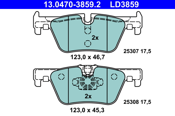 Remblokset ATE 13.0470-3859.2