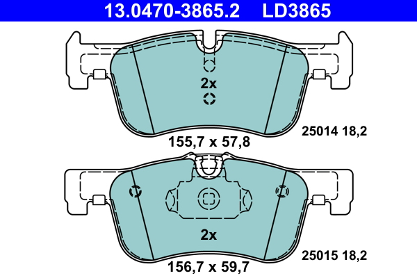 Remblokset ATE 13.0470-3865.2