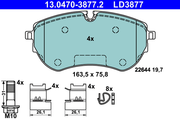 Remblokset ATE 13.0470-3877.2