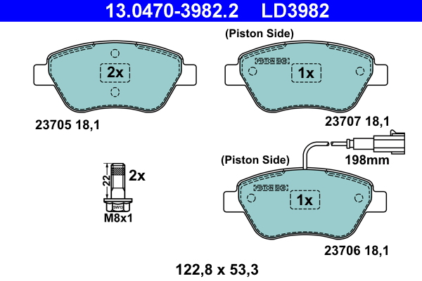 Remblokset ATE 13.0470-3982.2