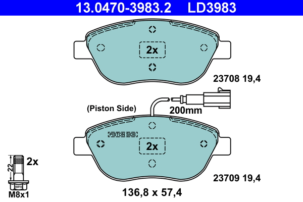 Remblokset ATE 13.0470-3983.2