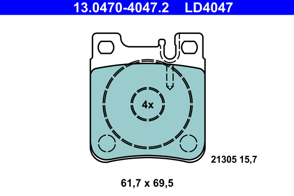 Remblokset ATE 13.0470-4047.2