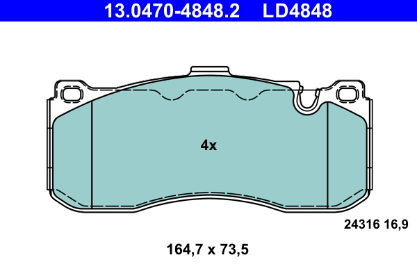 Remblokset ATE 13.0470-4848.2