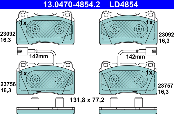 Remblokset ATE 13.0470-4854.2