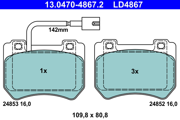 Remblokset ATE 13.0470-4867.2