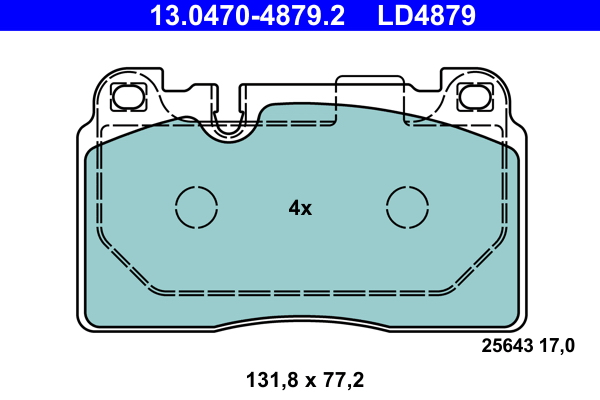 Remblokset ATE 13.0470-4879.2