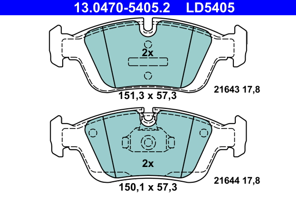 Remblokset ATE 13.0470-5405.2