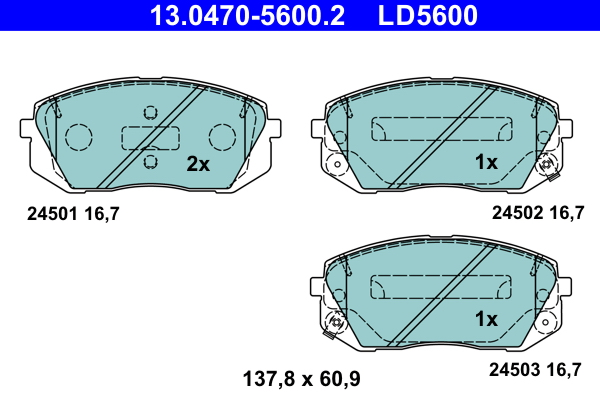 Remblokset ATE 13.0470-5600.2