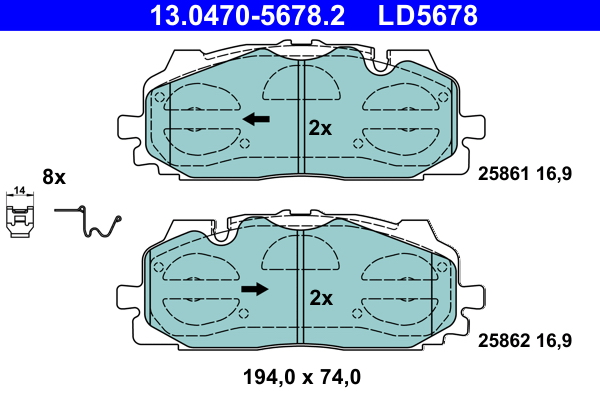 Remblokset ATE 13.0470-5678.2