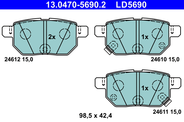 Remblokset ATE 13.0470-5690.2