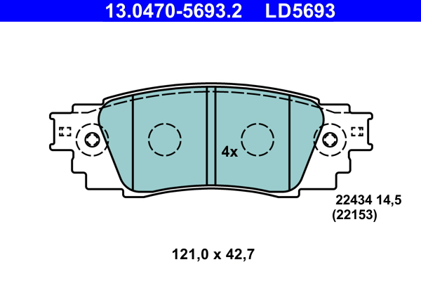 Remblokset ATE 13.0470-5693.2