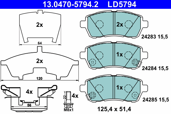 Remblokset ATE 13.0470-5794.2