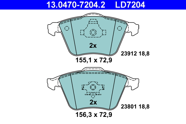 Remblokset ATE 13.0470-7204.2