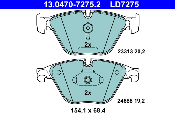 Remblokset ATE 13.0470-7275.2