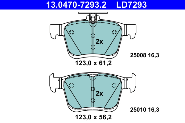 Remblokset ATE 13.0470-7293.2