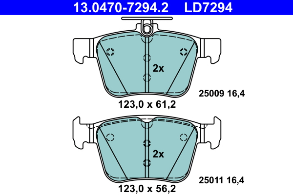 Remblokset ATE 13.0470-7294.2