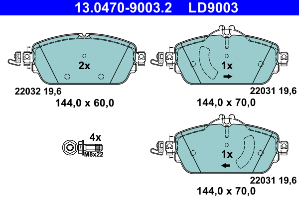 Remblokset ATE 13.0470-9003.2