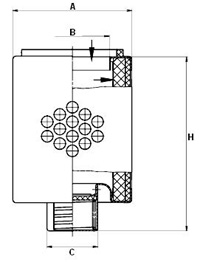 Filter, persluchttechniek Mann-Filter LE 3003
