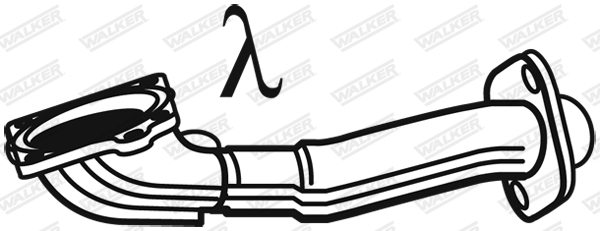 Uitlaatpijp Walker 10432