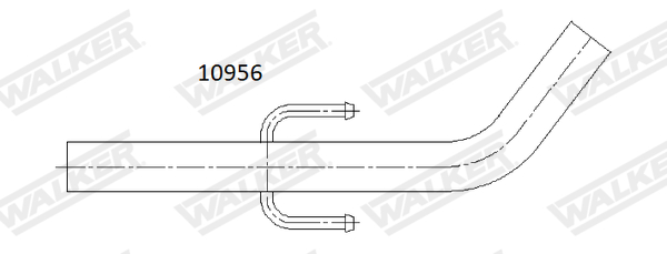 Uitlaatpijp Walker 10956