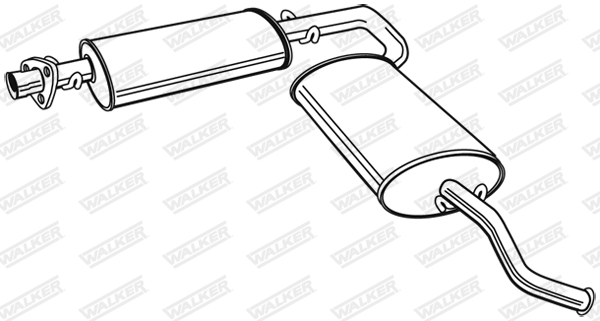 Walker Achterdemper 23647