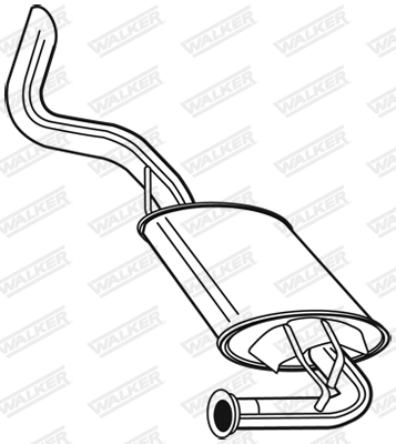 Walker Achterdemper 23691